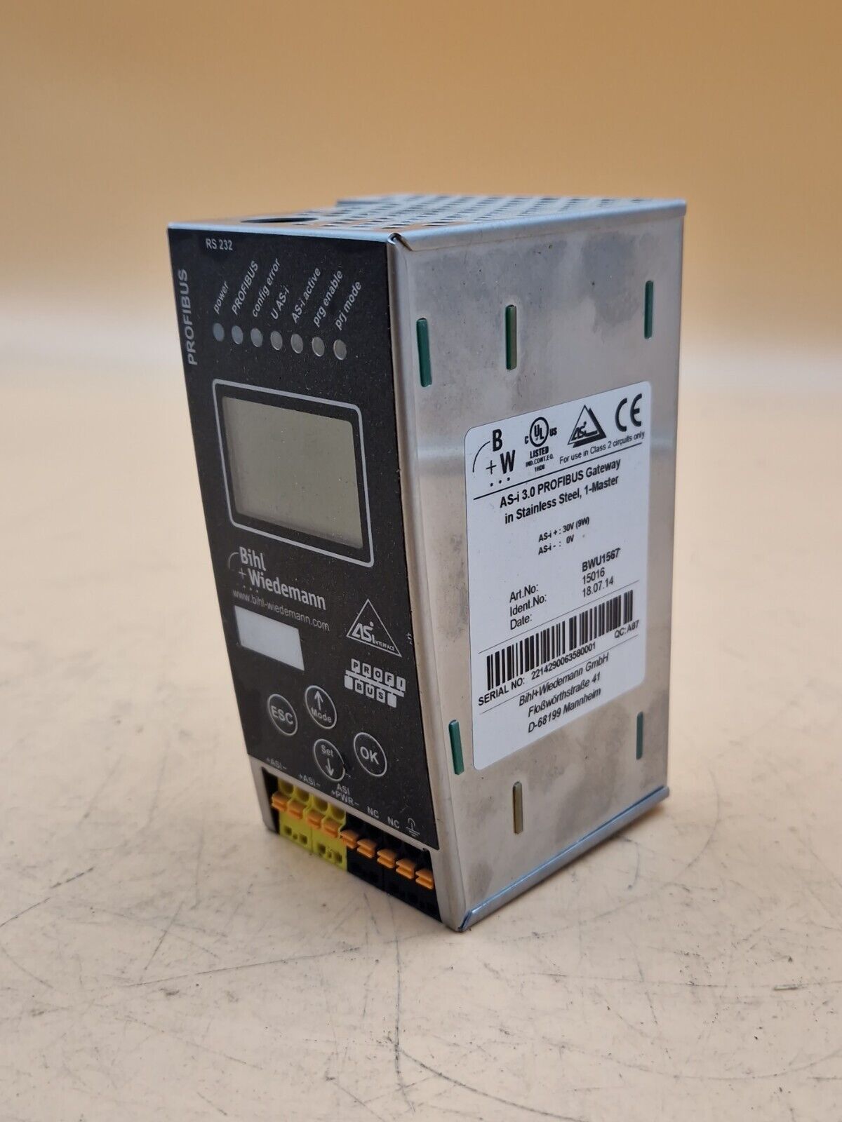 Bihl+Wiedemann BWU1567 AS-i 3.0 PROFIBUS