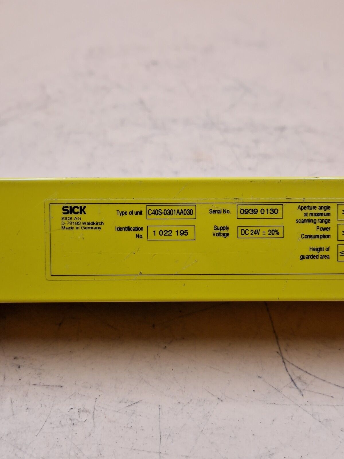 Sick C 4000 C40S-0301AA030 ( 1 022 195 )