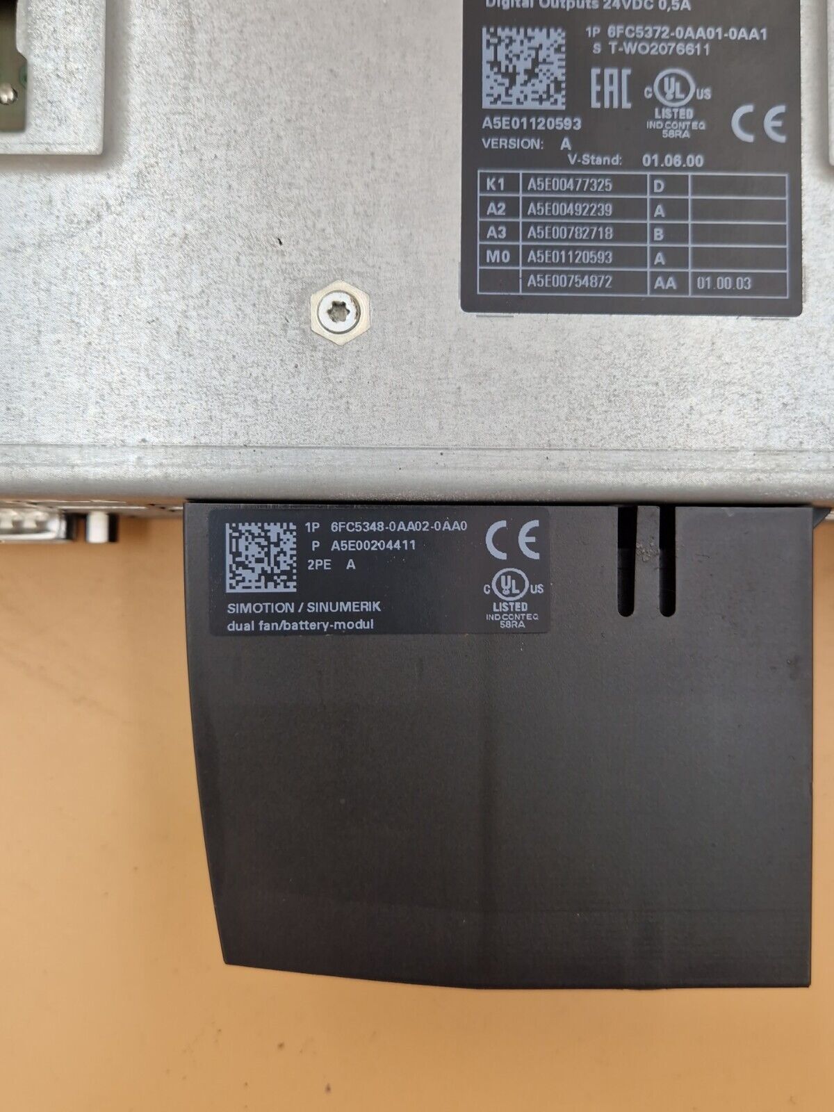 Siemens Sinumerik 840D / 6FC5372-0AA01-0AA2 / NCU 720.2 PN mit PLC / Ver.: A