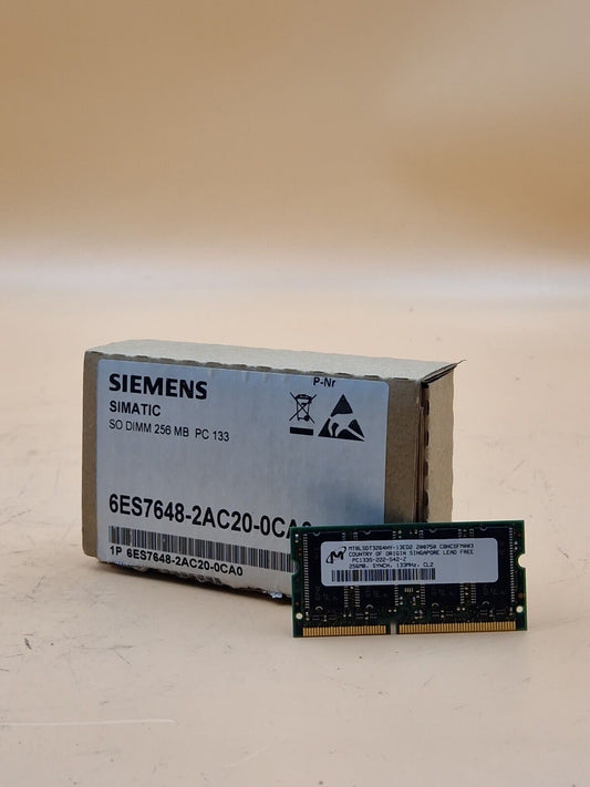 siemens 6ES7648-2AC20-0CA0  MEMORY EXP 256MB, SO-DIMM PC133