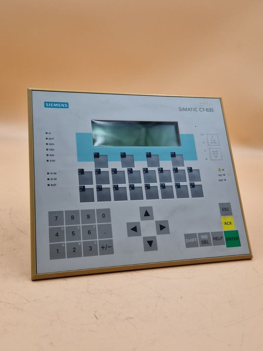 SIEMENS 6ES7 633-2BF02-0AE3 Operator Panel 6ES7633-2BF02-0AE3 Simatic C7-633 DP