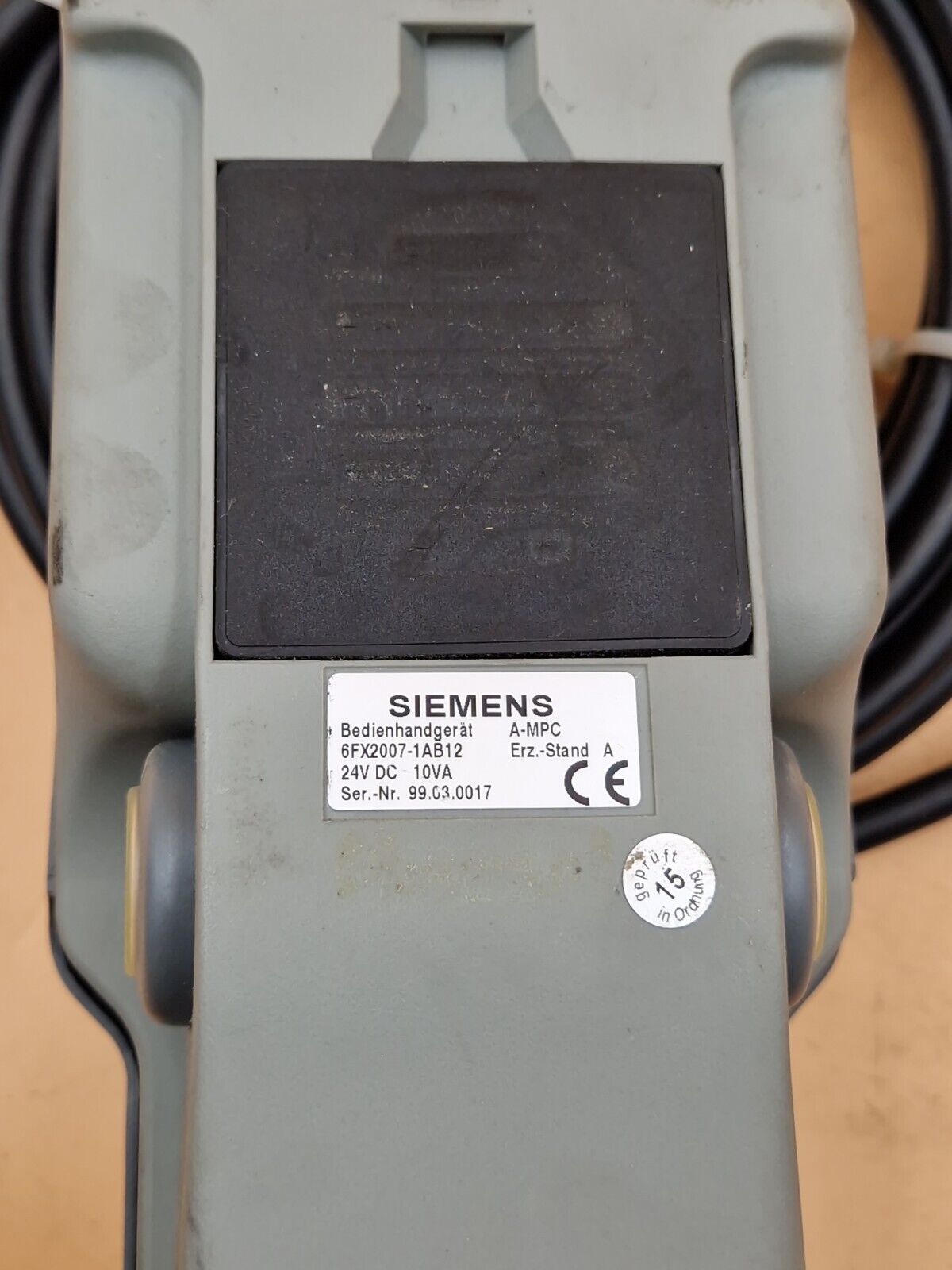 Siemens Bedienhandgerät 6FX2007-1AB12 Hand-Held Controller Sinumerik 840C/840CE