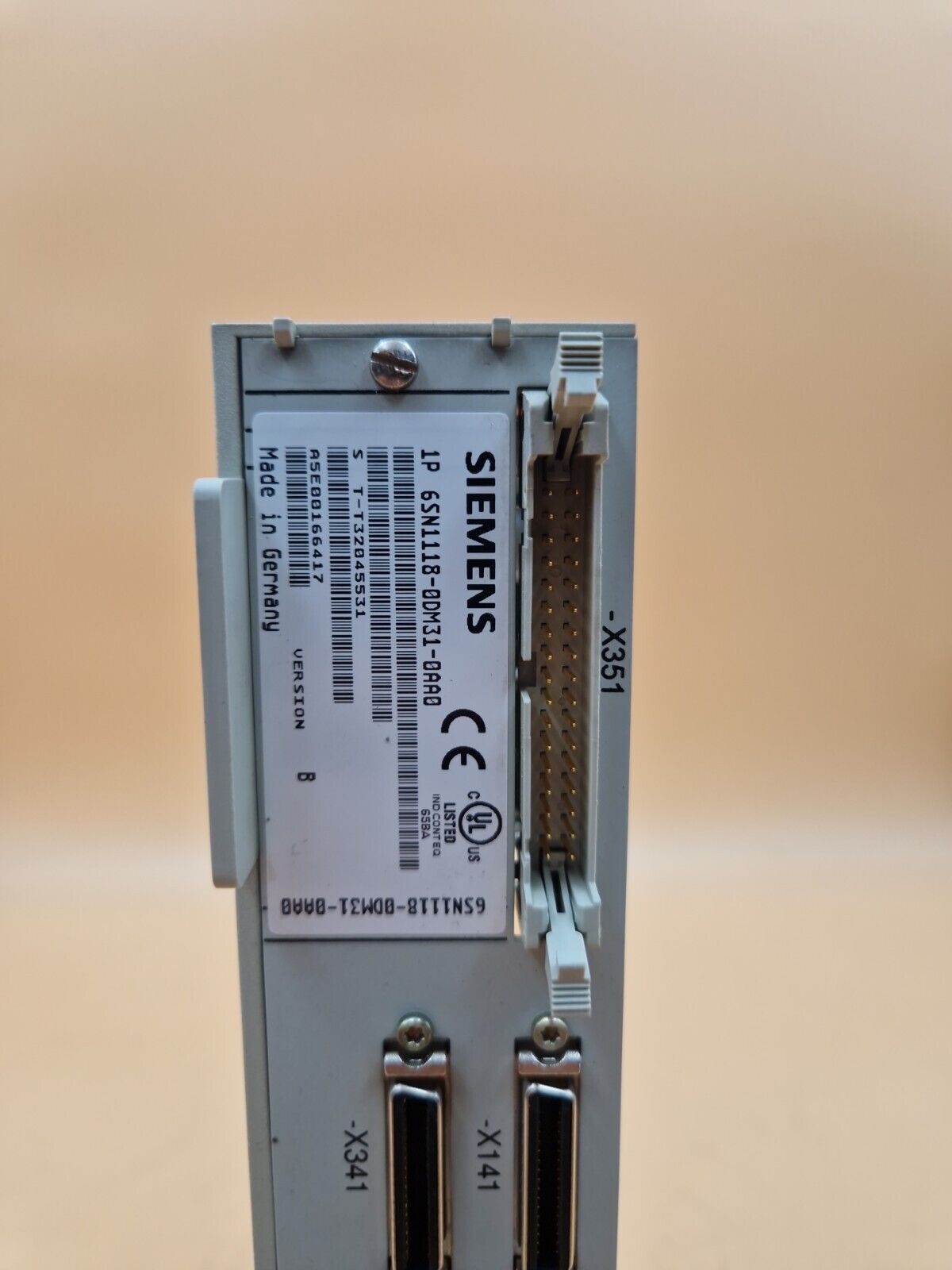Siemens 6SN1118-0DM31-0AA2 Simodrive 611 Digital Control Loop Block VER B
