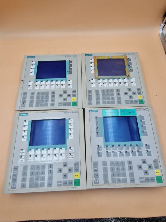 4 X SIEMENS Operator Panel 6AV6542-0BB15-2AX0 (BUNDLE 2)