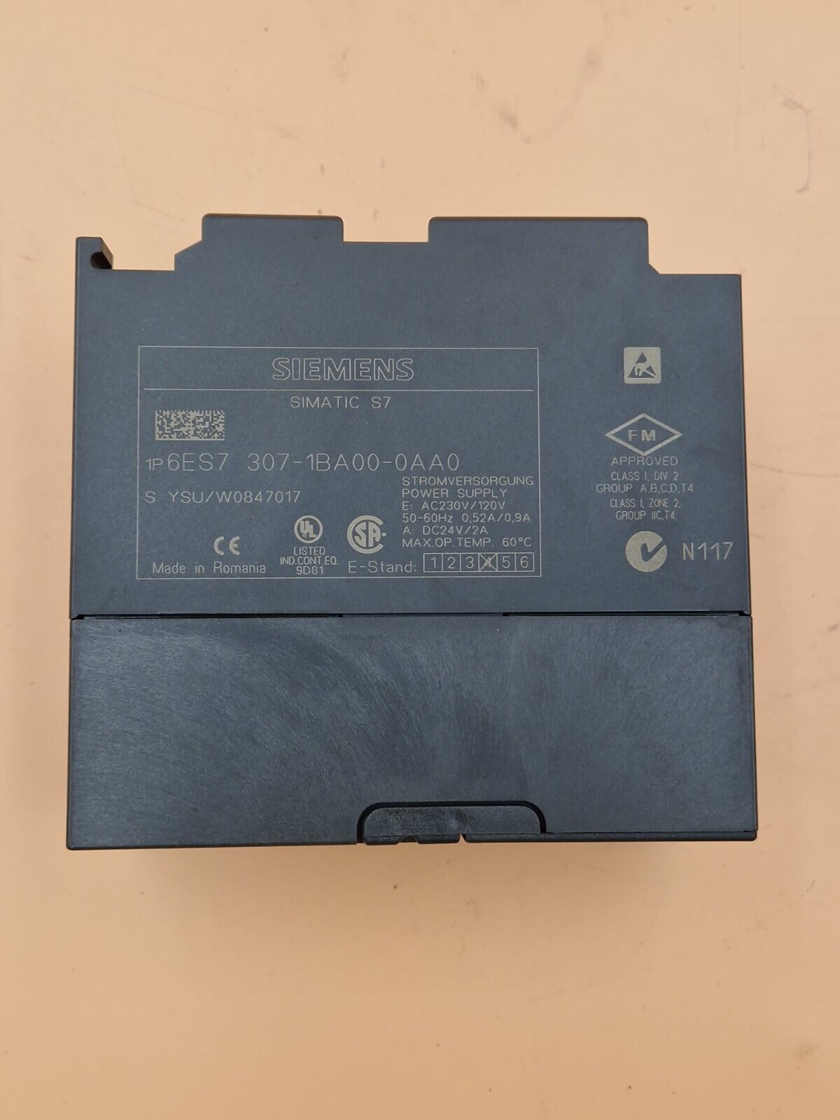 Siemens SIMATIC S7 6ES7 307-1BA00-0AA0 E:04