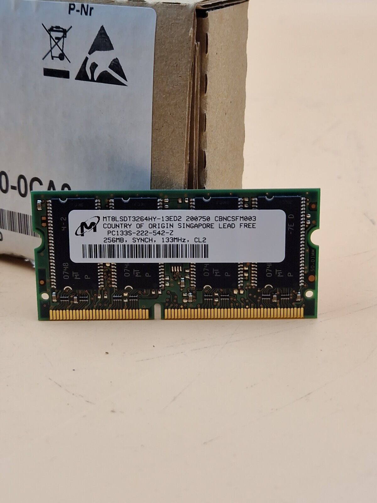siemens 6ES7648-2AC20-0CA0  MEMORY EXP 256MB, SO-DIMM PC133