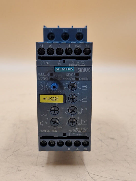 Siemens Sanftstarter 3RW4026-1BB04  25A