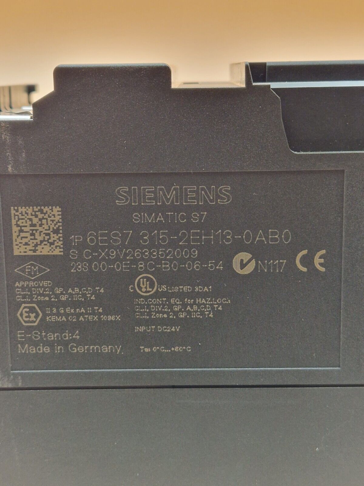 SIEMENS 6ES7315-2EH13-0AB0 SIMATIC S7-300