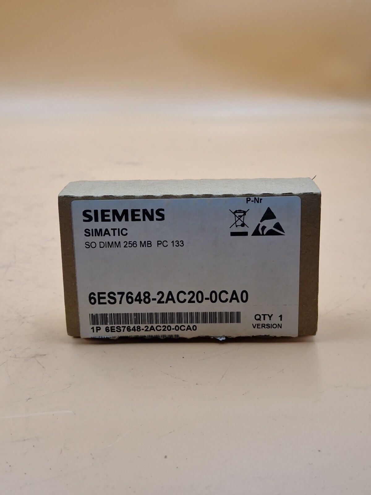 siemens 6ES7648-2AC20-0CA0  MEMORY EXP 256MB, SO-DIMM PC133