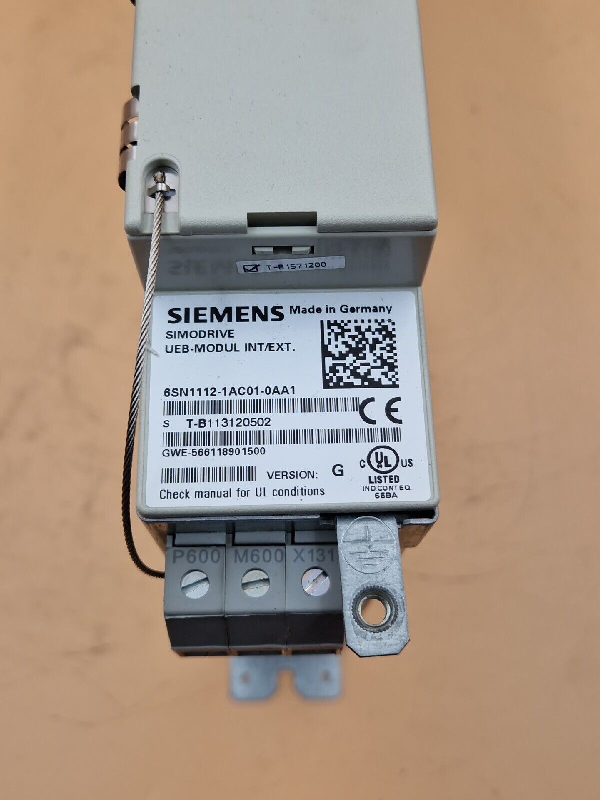 Siemens Simodrive UEB-Modul | 6SN1112-1AC01-0AA1 | 6SN1 112-1AC01-0AA1 | V:G