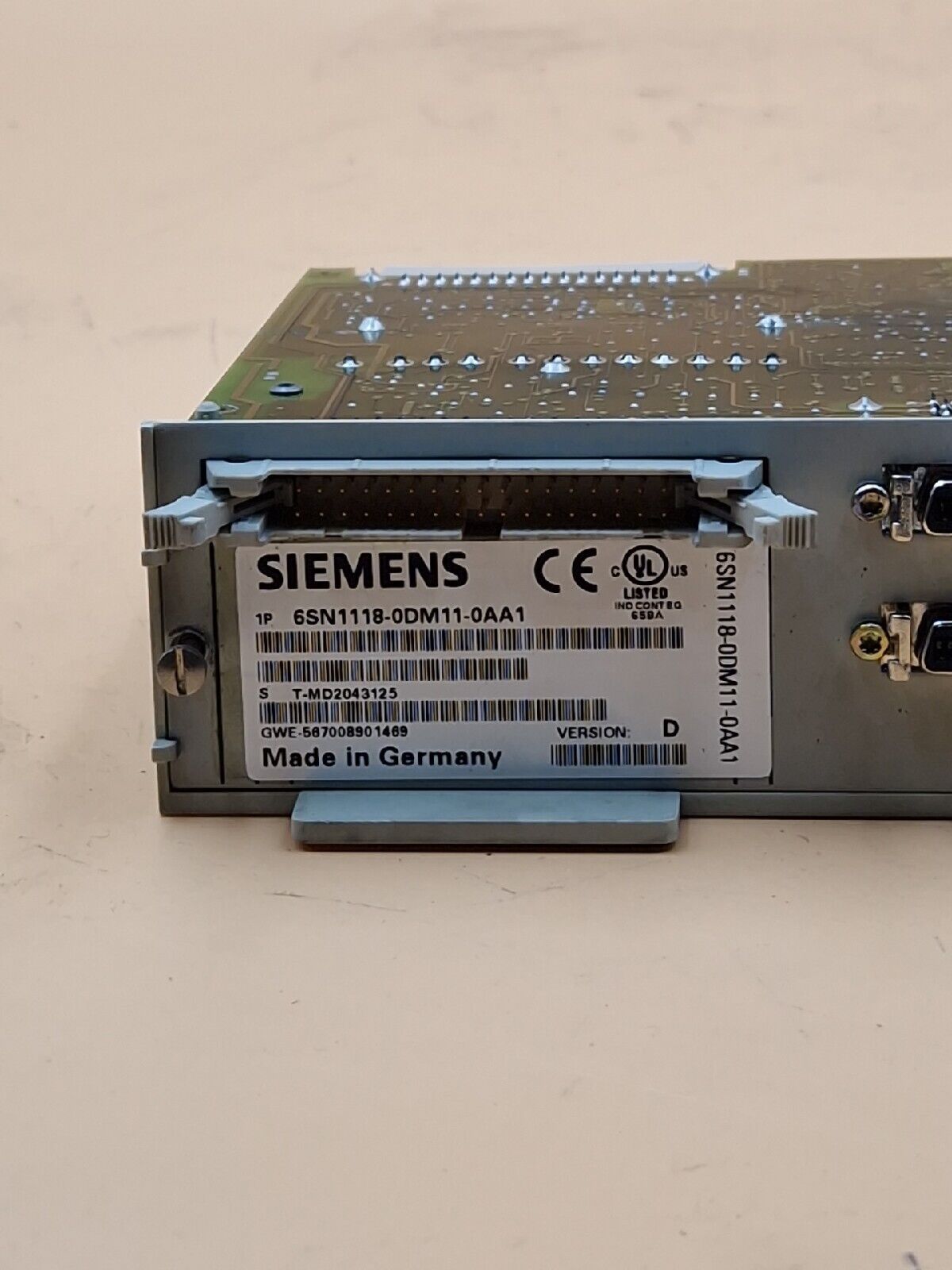 Siemens SIMODRIVE Regeleinschub 6SN1118-0DM11-0AA0 Version D