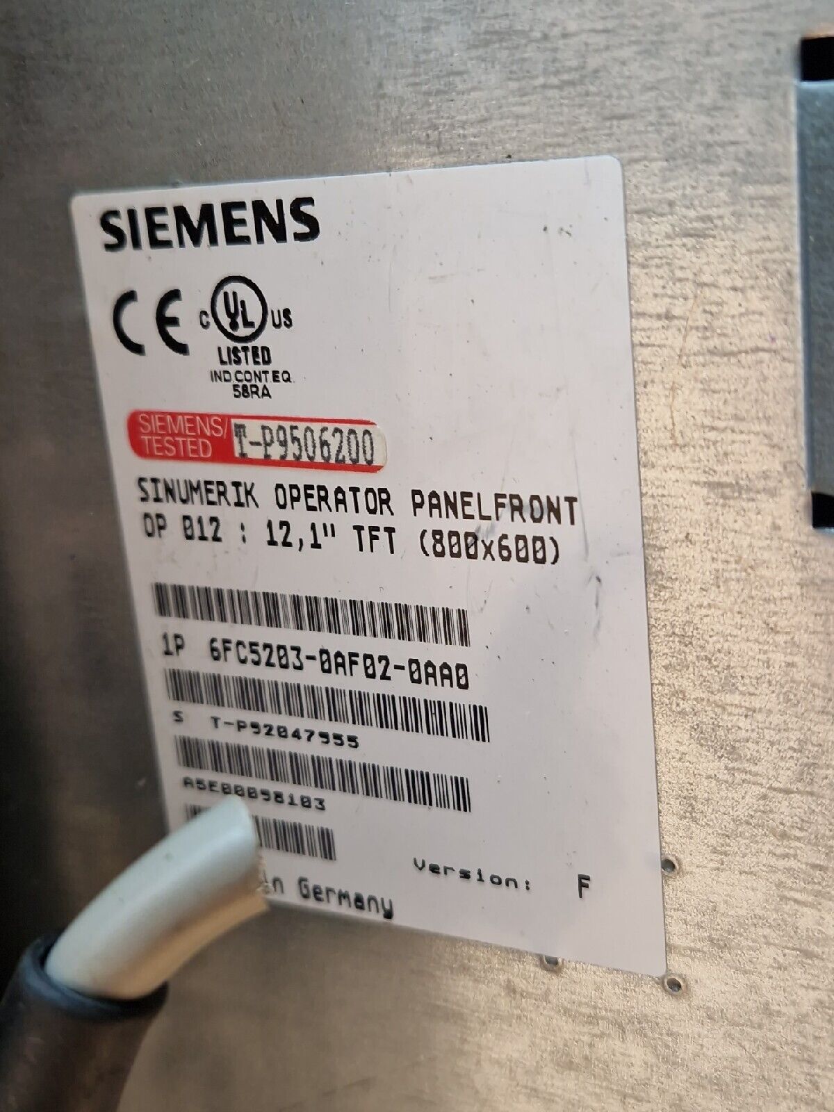 Siemens Sinumerik 6FC5210-0DF02-0AA0 + 6FC5203-0AF02-0AA0