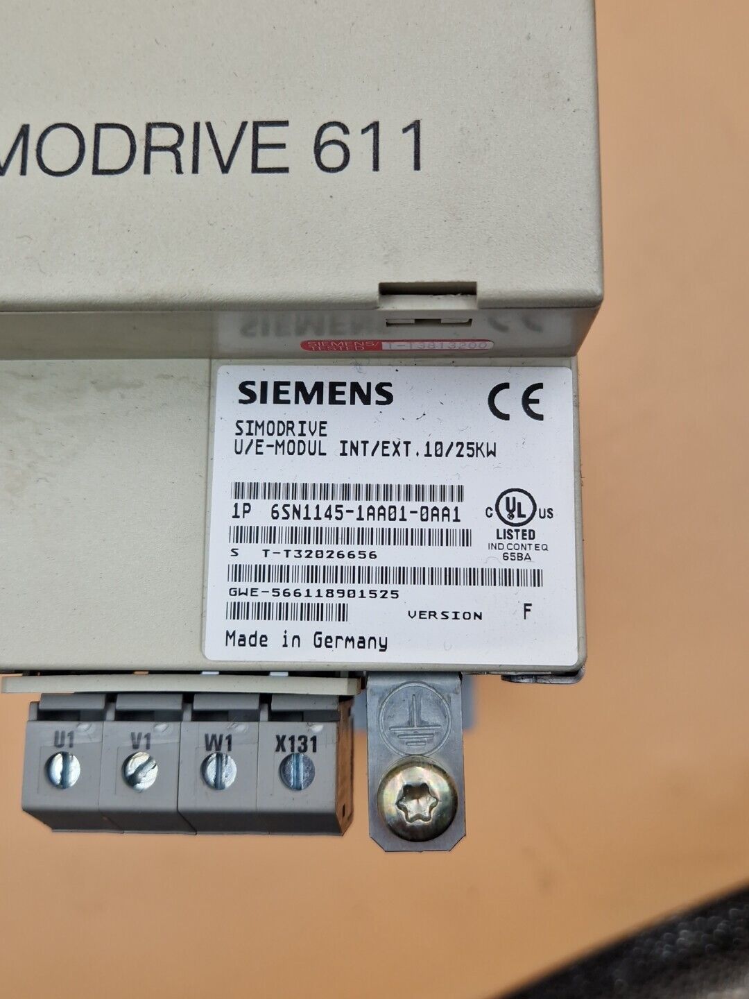 Siemens 6SN1145-1AA01-0AA1 / 6SN1 145-1AA01-0AA1 Simodrive 611 U/E-MOD 10/25KW