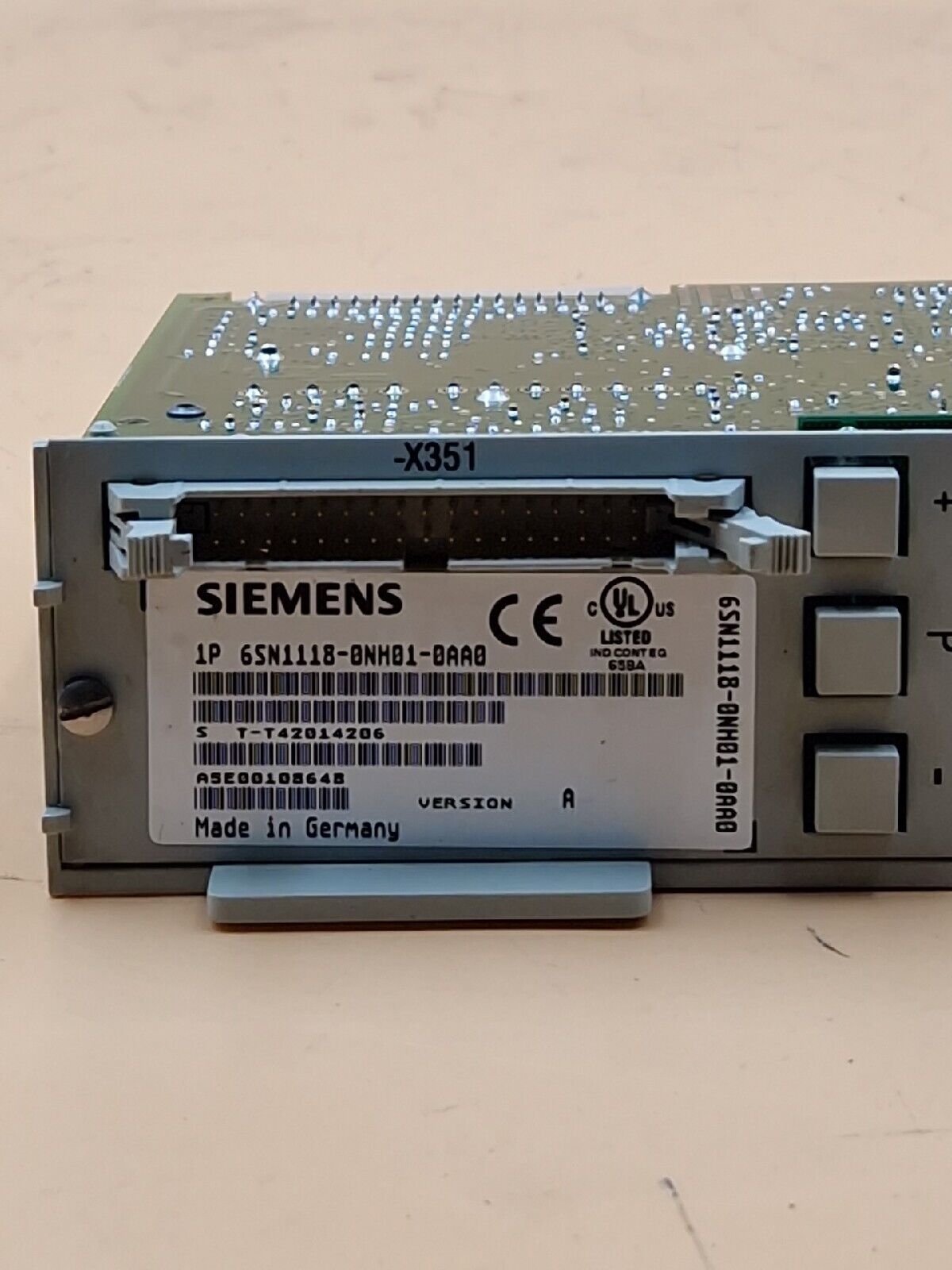 Siemens 6SN1118-0NH01-0AA0 Simodrive Regelungseinschub Version: A