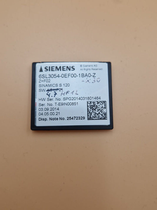 Siemens 6SL3054-0EF00-1BA0-Z