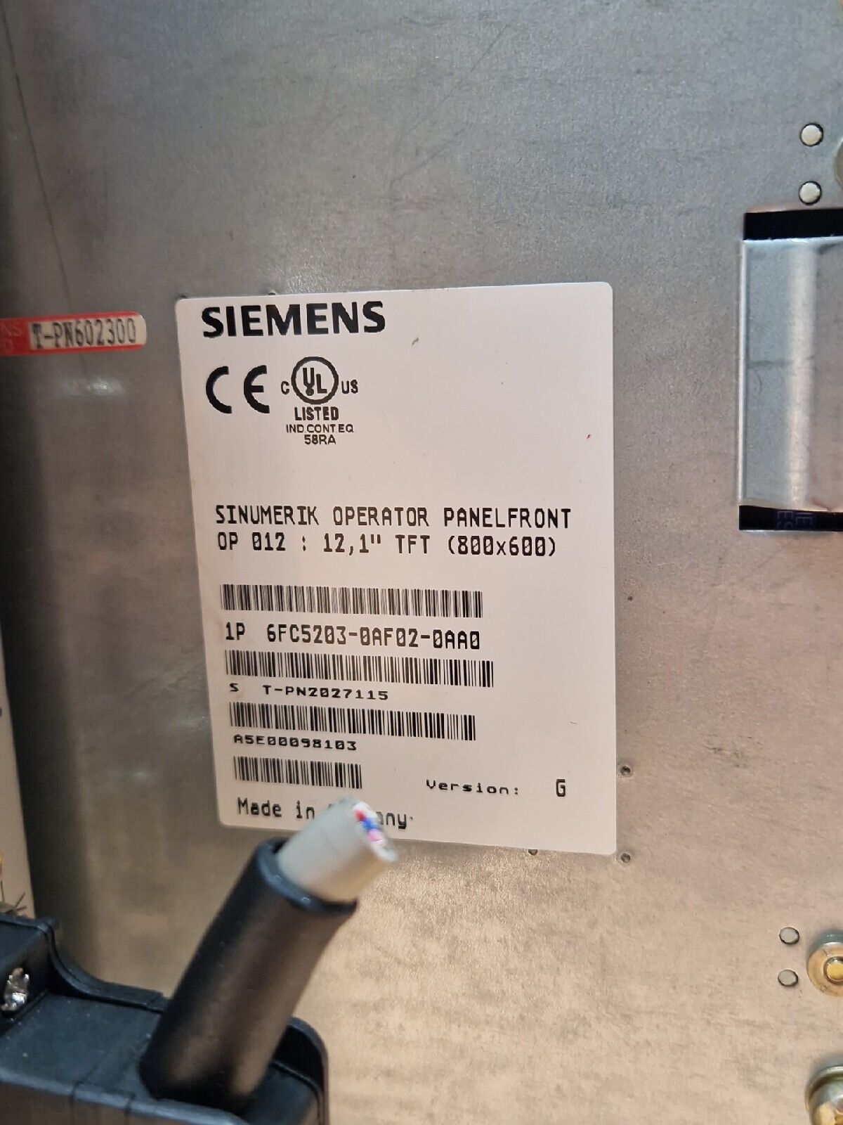 Siemens Sinumerik 6FC5210-0DF02-0AA0 + 6FC5203-0AF02-0AA0